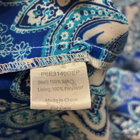 NWT Parker Maeve 100% Silk Long Sleeve Elastic Waist Dress - Picture 6 of 8